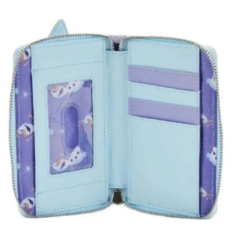 Loungefly Disney Frozen Elsa Ice Castle Zip-Around Wallet